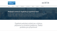 Desktop Screenshot of pomocpodnikateli.cz